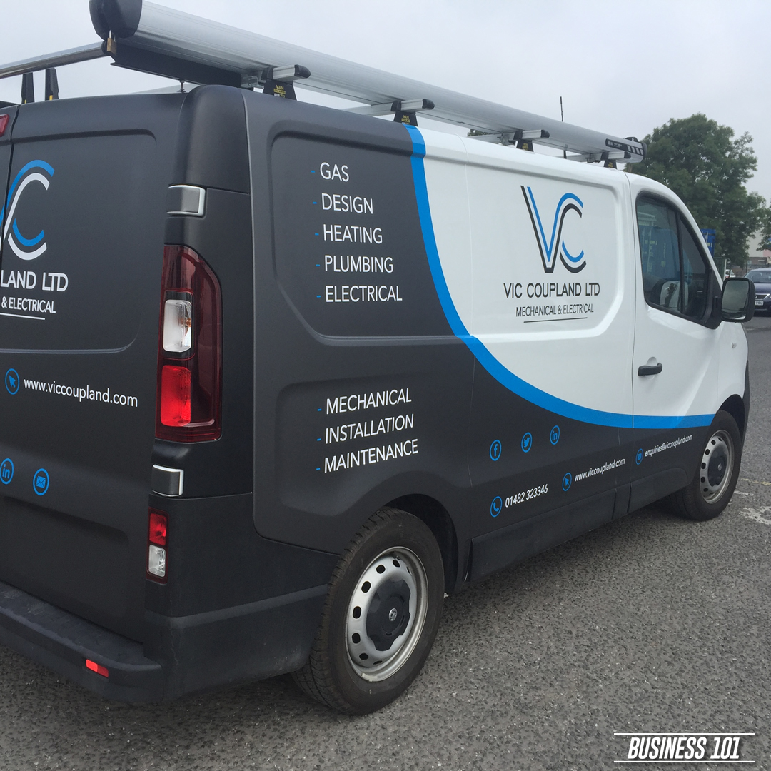 Vehicle Livery in Hull - Vic Coupland
