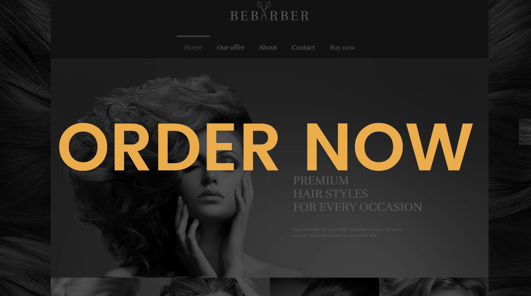 Hairdressers and Beauty Website in Hull