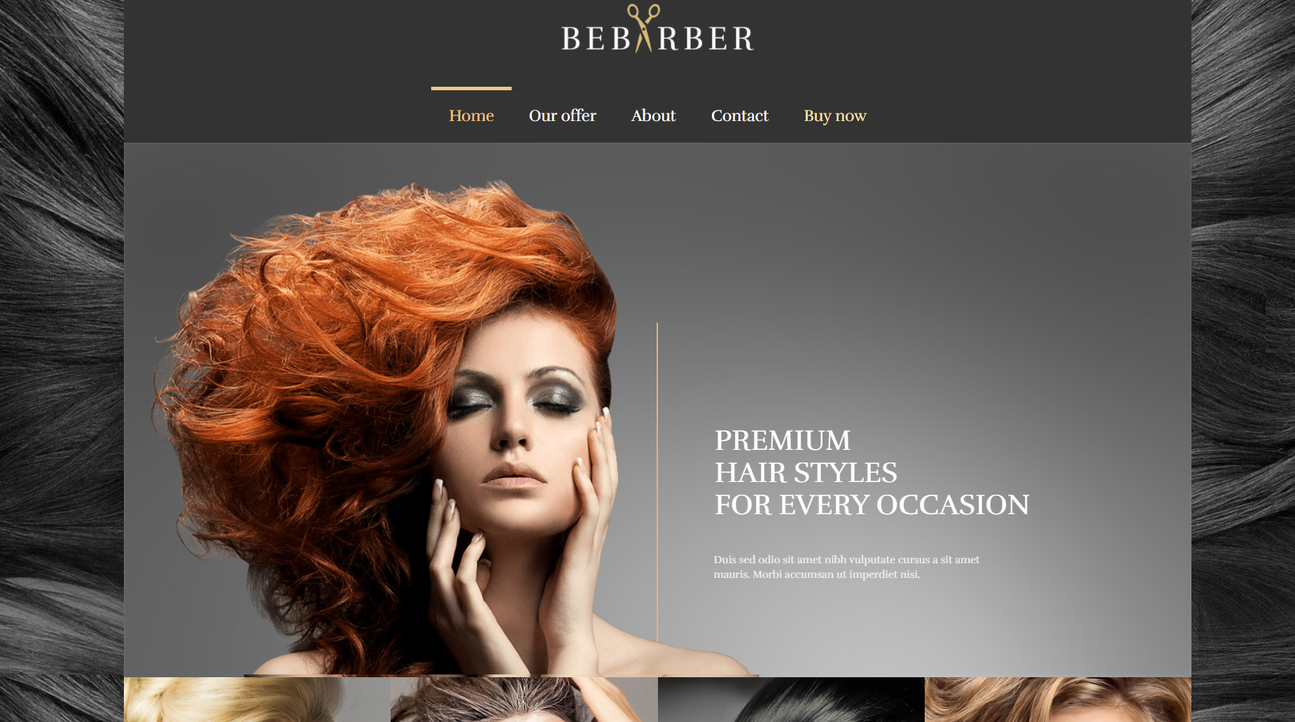 Hairdressers and Beauty Website in Hull