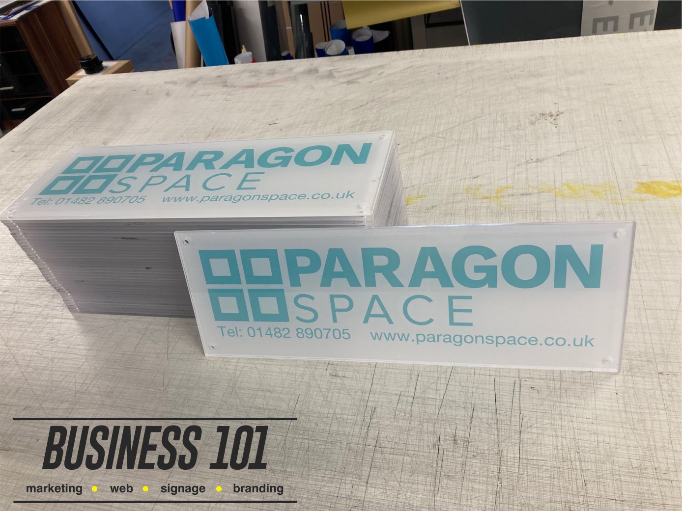 Paragon Space signs +logo 1