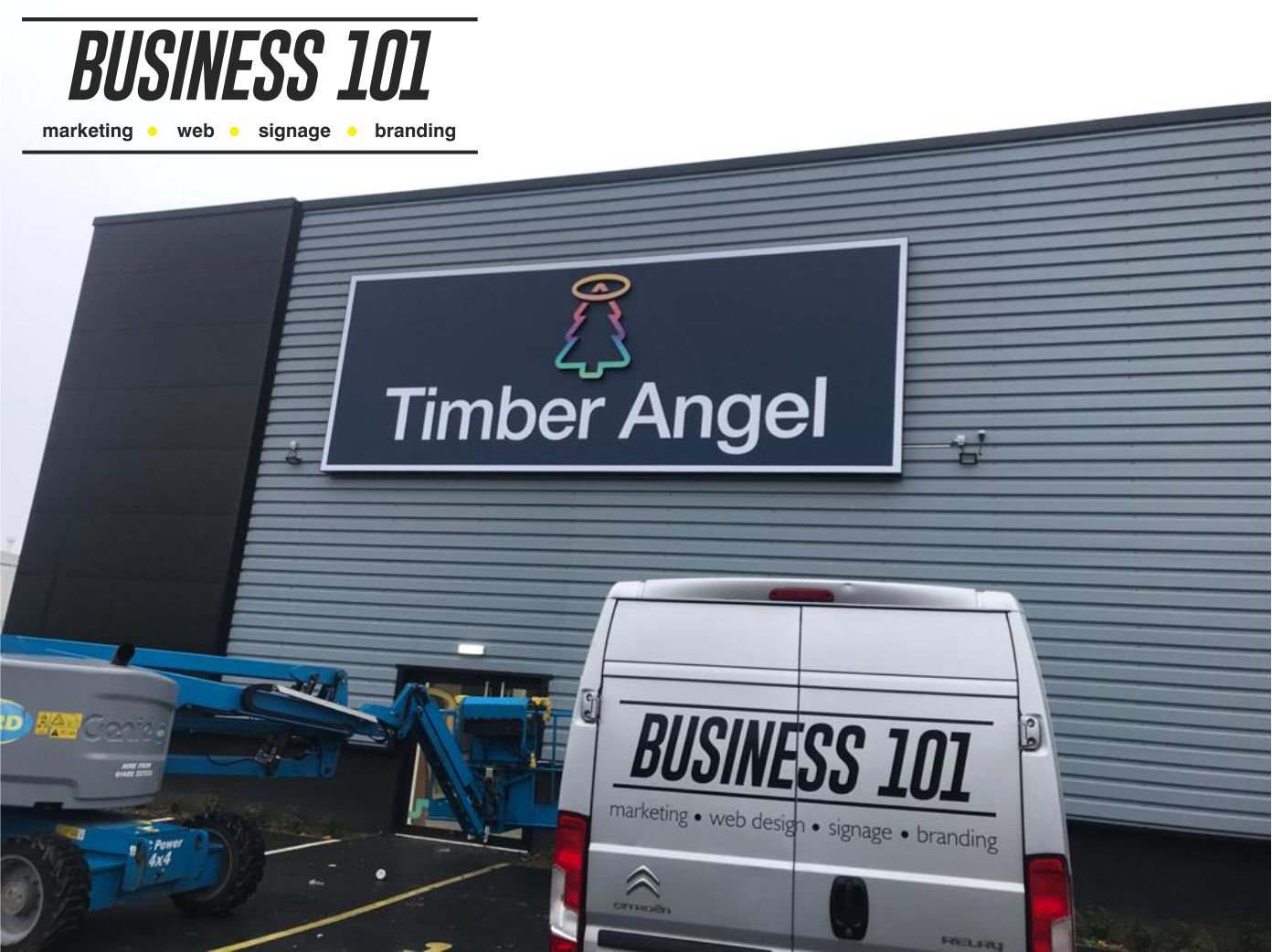 timber angel + logo 1