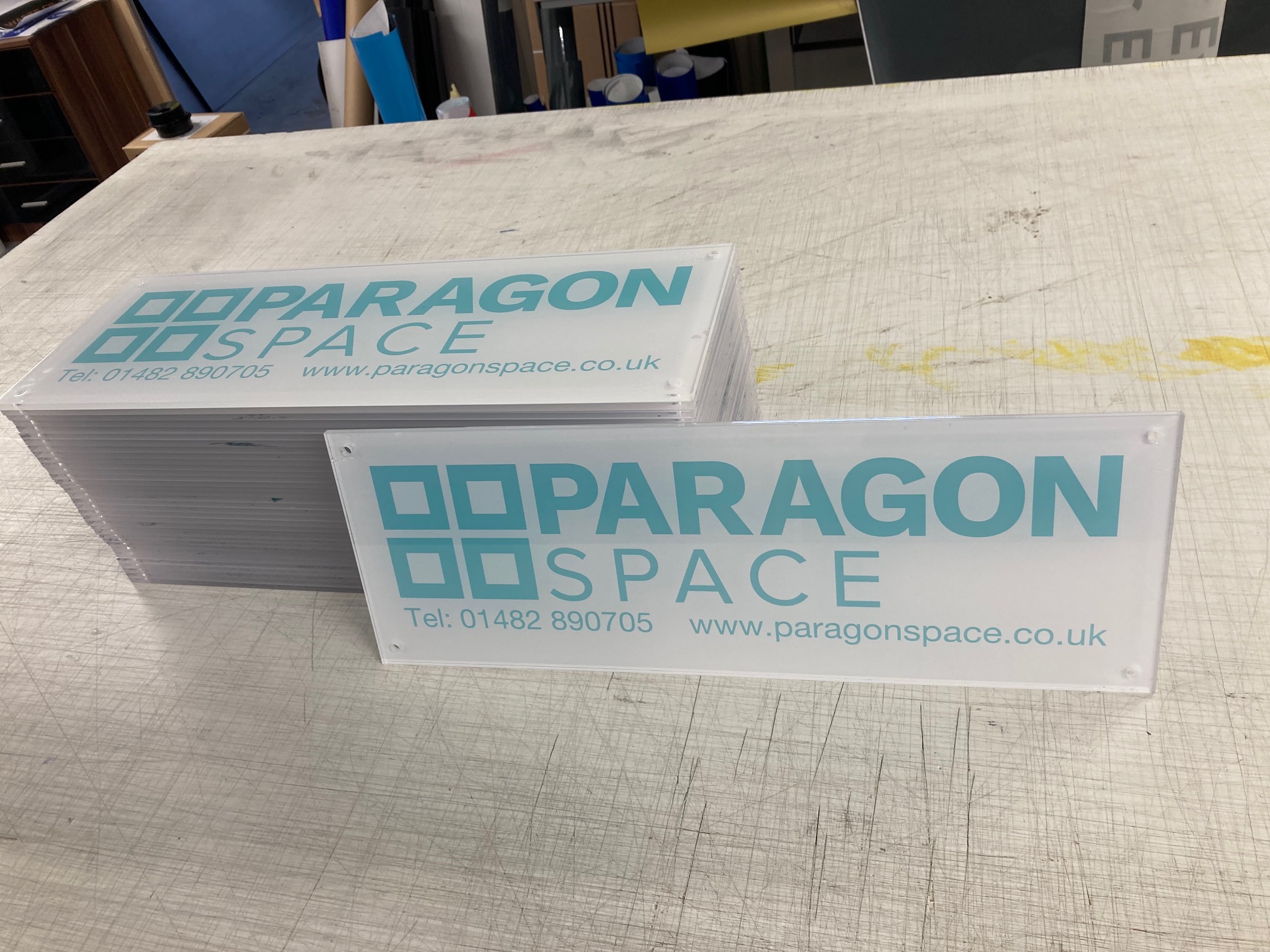 Paragon Space Internal Signage by Business 101